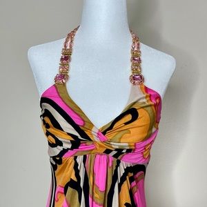 Sky brand colorful mini dress size XS